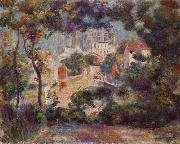 Pierre-Auguste Renoir Landschaft mit Ansicht von Sacre-Coeur France oil painting artist